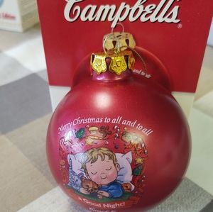 Collectors Edition Campbells Soup Kids Christmas Ornament 2001